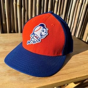 MLB New Era New York Mets Fitted Low Crown Baseball Hat Size 7 1/2
